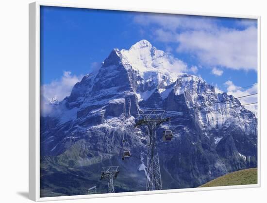 Wetterhorn Mountain, Grindelwald, Bernese Oberland, Switzerland-Hans Peter Merten-Framed Photographic Print