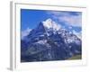 Wetterhorn Mountain, Grindelwald, Bernese Oberland, Switzerland-Hans Peter Merten-Framed Photographic Print