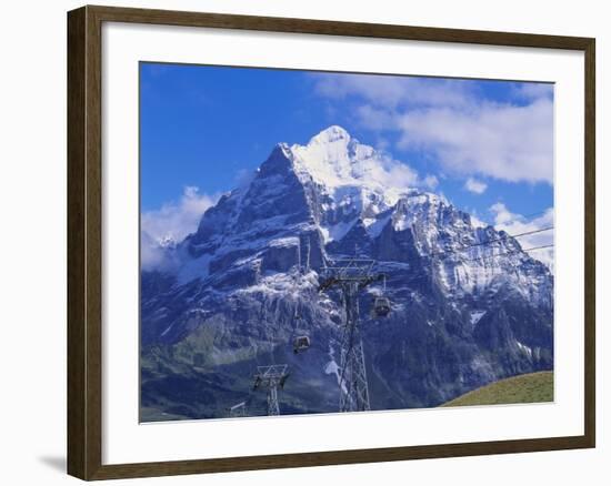 Wetterhorn Mountain, Grindelwald, Bernese Oberland, Switzerland-Hans Peter Merten-Framed Photographic Print