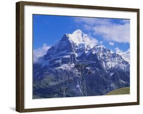 Wetterhorn Mountain, Grindelwald, Bernese Oberland, Switzerland-Hans Peter Merten-Framed Photographic Print