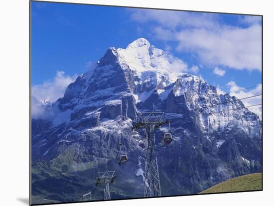 Wetterhorn Mountain, Grindelwald, Bernese Oberland, Switzerland-Hans Peter Merten-Mounted Photographic Print