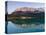 Wetterstein Mountains, Zugspitze Mountain Reflecting in Lake Eibsee, Bavaria-null-Stretched Canvas