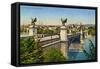 Wettstein Bridge, Basel, Switzerland, C1936-null-Framed Stretched Canvas