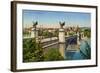 Wettstein Bridge, Basel, Switzerland, C1936-null-Framed Giclee Print