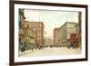 Weybosset Street, Providence, Rhode Island-null-Framed Premium Giclee Print