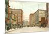 Weybosset Street, Providence, Rhode Island-null-Mounted Premium Giclee Print