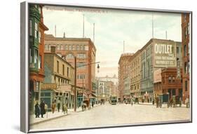 Weybosset Street, Providence, Rhode Island-null-Framed Art Print