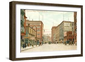 Weybosset Street, Providence, Rhode Island-null-Framed Art Print