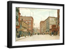 Weybosset Street, Providence, Rhode Island-null-Framed Art Print