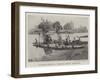 Weybridge Regatta, Robinson Crusoe Prize Boat-null-Framed Giclee Print