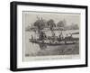 Weybridge Regatta, Robinson Crusoe Prize Boat-null-Framed Premium Giclee Print