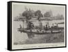 Weybridge Regatta, Robinson Crusoe Prize Boat-null-Framed Stretched Canvas