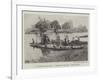 Weybridge Regatta, Robinson Crusoe Prize Boat-null-Framed Giclee Print
