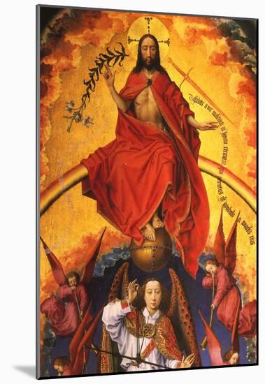 Weydon Christ With the Archangel Michael Art Print Poster-null-Mounted Poster