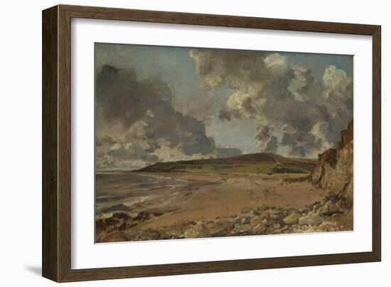 Weymouth Bay: Bowleaze Cove and Jordon Hill, C. 1817-John Constable-Framed Giclee Print