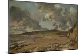 Weymouth Bay: Bowleaze Cove and Jordon Hill, C. 1817-John Constable-Mounted Giclee Print