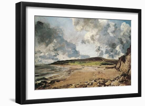 Weymouth Bay: Bowleaze Cove and Jordon Hill-John Constable-Framed Art Print