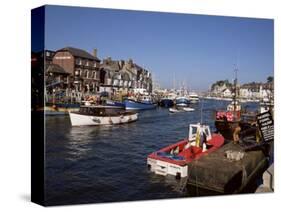 Weymouth Harbour, Dorset, England, United Kingdom-Jenny Pate-Stretched Canvas