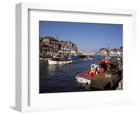 Weymouth Harbour, Dorset, England, United Kingdom-Jenny Pate-Framed Photographic Print