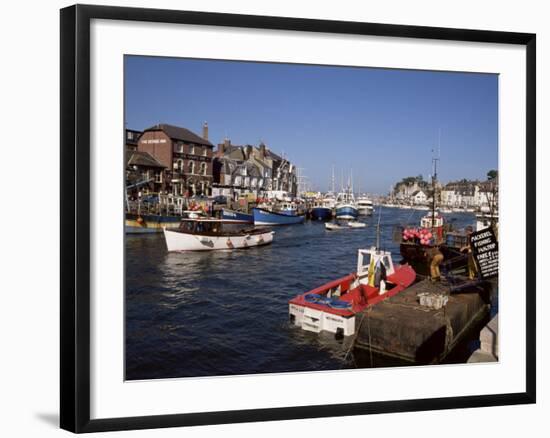Weymouth Harbour, Dorset, England, United Kingdom-Jenny Pate-Framed Photographic Print