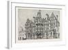 Weymouth: View of the Proposed New Grand Hotel-null-Framed Giclee Print