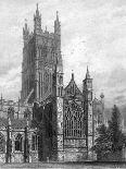 Gloucester Cathedral-WH Bartlett-Art Print