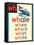 WH for Whale-null-Framed Stretched Canvas