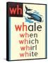 WH for Whale-null-Framed Stretched Canvas