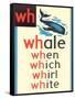WH for Whale-null-Framed Stretched Canvas