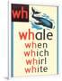 WH for Whale-null-Framed Art Print