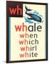 WH for Whale-null-Framed Art Print