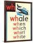 WH for Whale-null-Framed Art Print