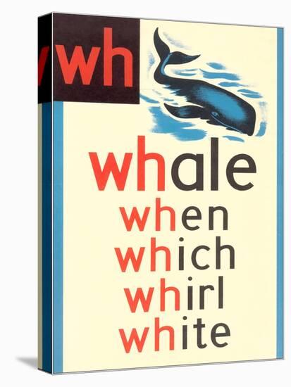 WH for Whale-null-Stretched Canvas
