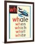 WH for Whale-null-Framed Art Print