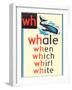 WH for Whale-null-Framed Art Print