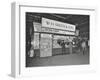 Wh Smiths Bookstall at Waterloo Station, Lambeth, London, 1960-null-Framed Photographic Print