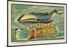 Whale-Bus-Jean Marc Cote-Mounted Art Print