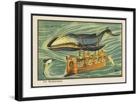 Whale-Bus-Jean Marc Cote-Framed Art Print