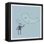 Whale Dive-Reza Farazmand-Framed Stretched Canvas