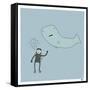 Whale Dive-Reza Farazmand-Framed Stretched Canvas