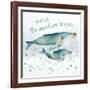 Whale Family I-Janet Tava-Framed Art Print