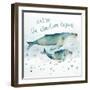 Whale Family I-Janet Tava-Framed Art Print