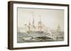 Whale Fishing, Published by E. Gambert and Co., 1853-Louis Lebreton-Framed Giclee Print