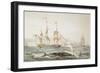 Whale Fishing, Published by E. Gambert and Co., 1853-Louis Lebreton-Framed Giclee Print