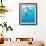 Whale in Water-null-Framed Photographic Print displayed on a wall