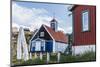 Whale Jawbone Archway to Church in Sisimiut, Greenland, Polar Regions-Michael Nolan-Mounted Photographic Print