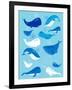 Whale of a Tale Vertical-Heather Rosas-Framed Art Print