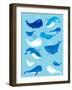 Whale of a Tale Vertical-Heather Rosas-Framed Art Print