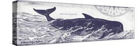 Whale on Cream I-Gwendolyn Babbitt-Stretched Canvas