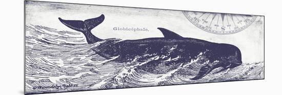 Whale on Cream I-Gwendolyn Babbitt-Mounted Premium Giclee Print